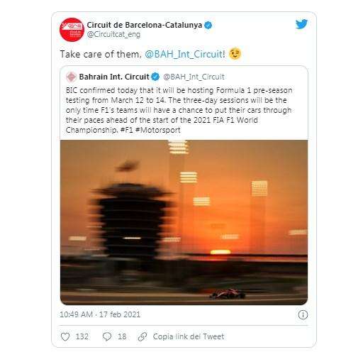 Ufficiale / Formula 1, Barcellona dice addio ai test: Bahrain 12-14 marzo