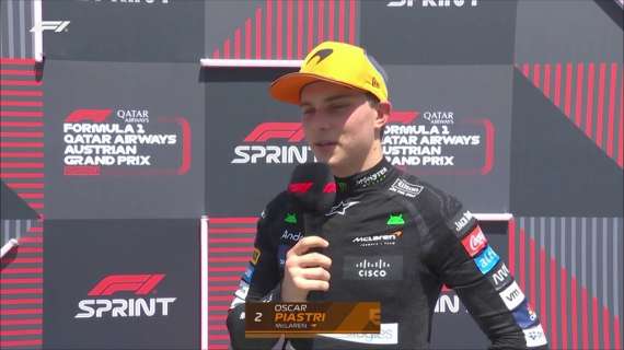 F1 | McLaren, Piastri 2°: "Contento? Insomma, pensavo che Max..."