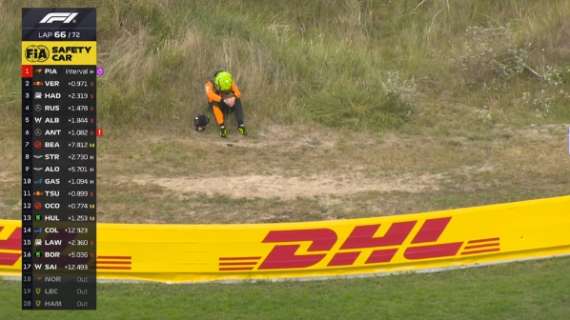 F1 | McLaren, immagine simbolo: Norris disperato, sguardo nel vuoto
