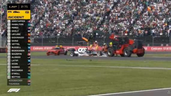 Formula 1 | Messico, caos 1° giro: 2 ritiri, Bottas in fondo, Ricciardo ai box