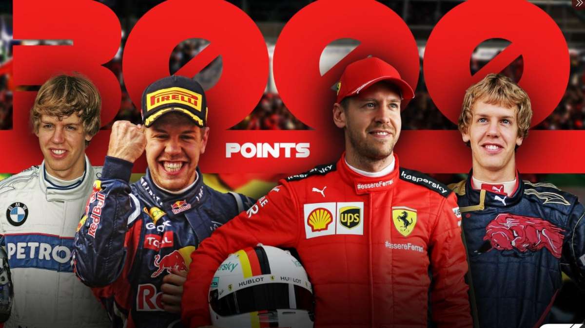 F1 / Ferrari, Vettel non è solo team radio: raggiunti i 3000 punti, 2° nella storia