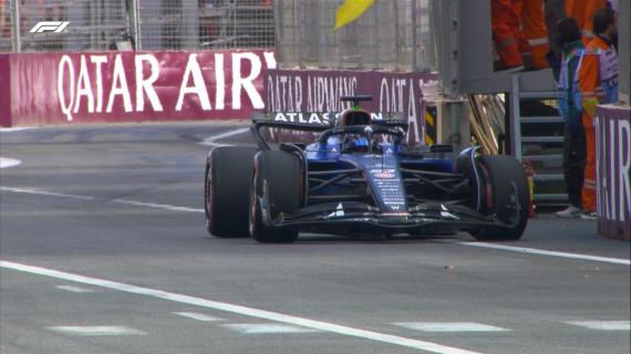 F1 | Qualifiche Baku, Albon a muro: incasina i piloti