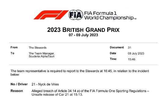 F1 | Silverstone, 3 piloti dai commissari: Verstappen salvo, non è in lista