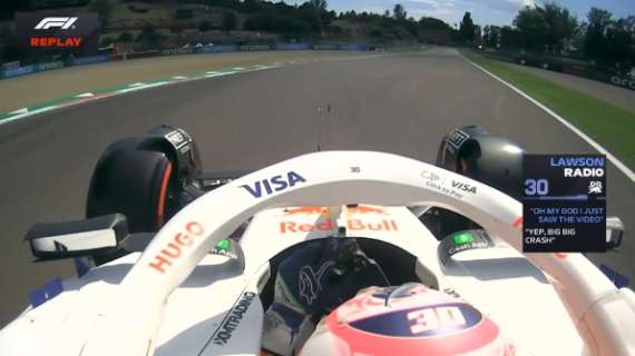 F1 | Qualifica Imola, Lawson vede la "sua" Red Bull a muro: "Yuki sta bene?"