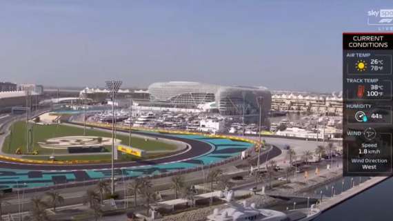 Formula 1 | Abu Dhabi, griglia di partenza: un pilota in meno in griglia