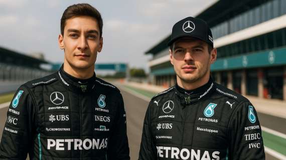 F1 | Mercedes, Russell snobba Antonelli e "chiama" Verstappen