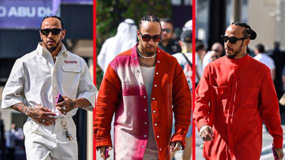 F1 | La trasformazione di Hamilton tramite vestiti: da Mercedes a Ferrari! 