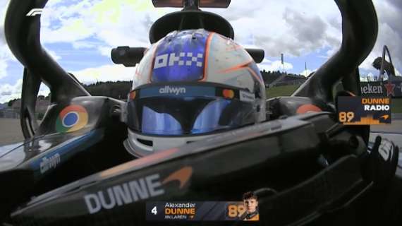 F1 | McLaren, Dunne 4° nelle FP1 in Austria: team radio di felicità