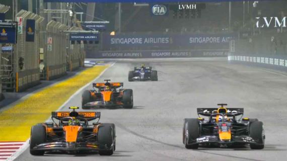 F1, Singapore: vince Russell, poi Verstappen-Norris. Ferrari inguardabile