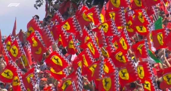 F1 | Tifo da brividi a Imola: 230.000 cuori rossi per la Ferrari