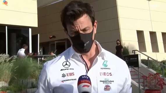 Formula 1 / Gp Bahrain, Wolff: "Non sicuro che la Mercedes può giocarsela con Verstappen"