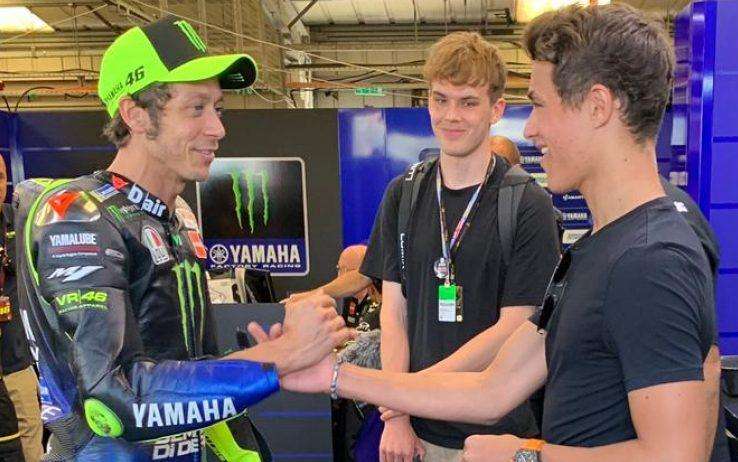 F1/ Lando Norris passione MotoGP: visita Valentino Rossi a Silverstone