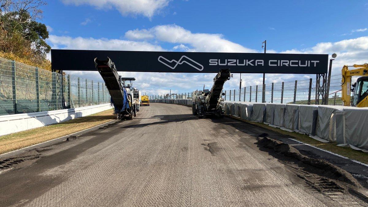 F1 Suzuka 2026, asfalto nuovo per il GP di Formula 1