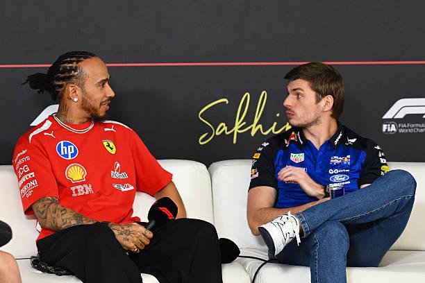 F1 | Hamilton e Verstappen: il siparietto sulla nascita di Lily Verstappen