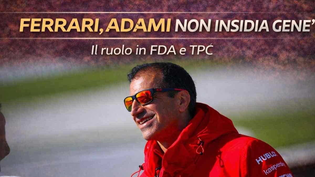 F1, Ferrari: Riccardo Adami tra FDA e TPC non insidia Marc Genè. Hamilton, riflessioni