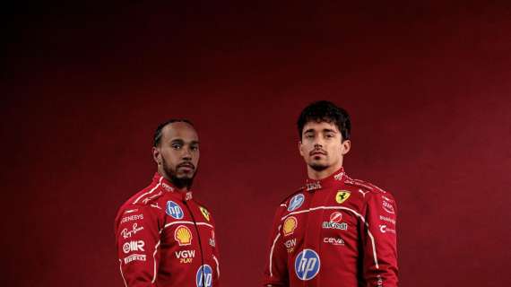 F1 |  Ferrari: svelato il nuovo Team kit di Leclerc e Hamilton