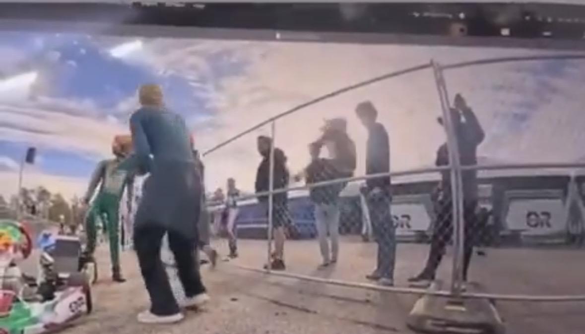 Rissa shock nel karting: Pizzonia arrestato dopo aver “difeso mio figlio”