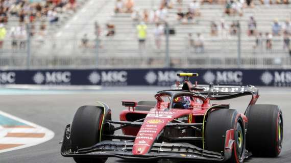 F1 | Ferrari, Miami. Sainz 3° maledice il vento. E sulla red flag...