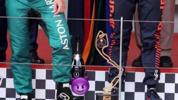 F1 | Aston Martin, Alonso e il piedino diabolico sul podio