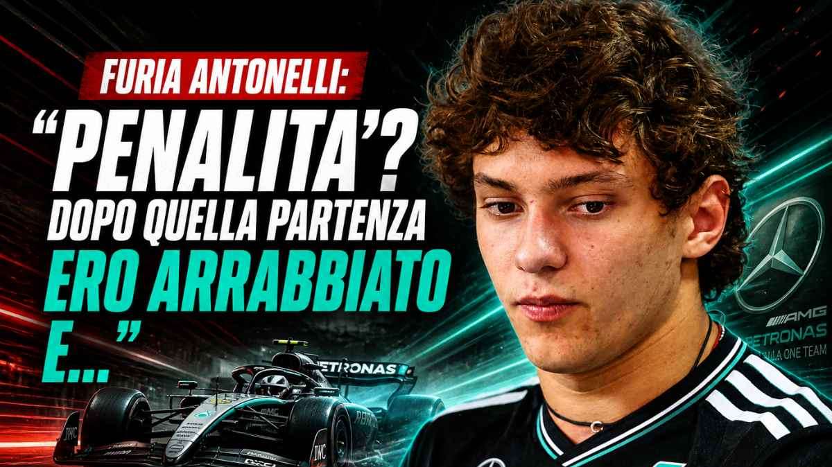 F1 | Antonelli 6° furioso dopo la penalità: "Partenza flop, ero troppo arrabbiato e..."