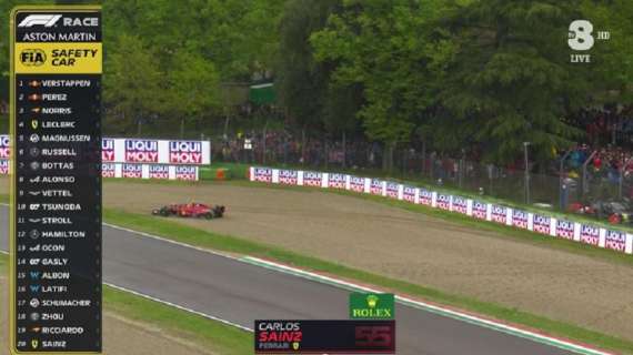 Diretta F1 Imola | Ferrari, partenza da incubo: Leclerc 4°, Sainz ritirato