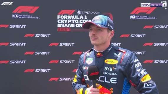 F1 | Sprint Race Miami, Verstappen 1°: "Zero feeling, ma sono punti"