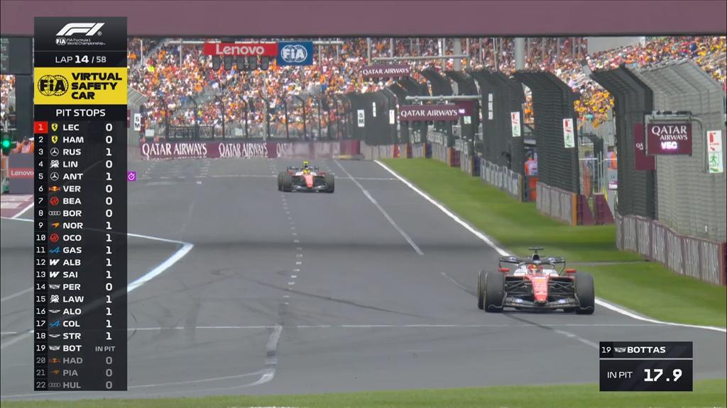 LIVE F1 | Diretta Gara GP Australia: 1-2 Mercedes, le due Ferrari seguono