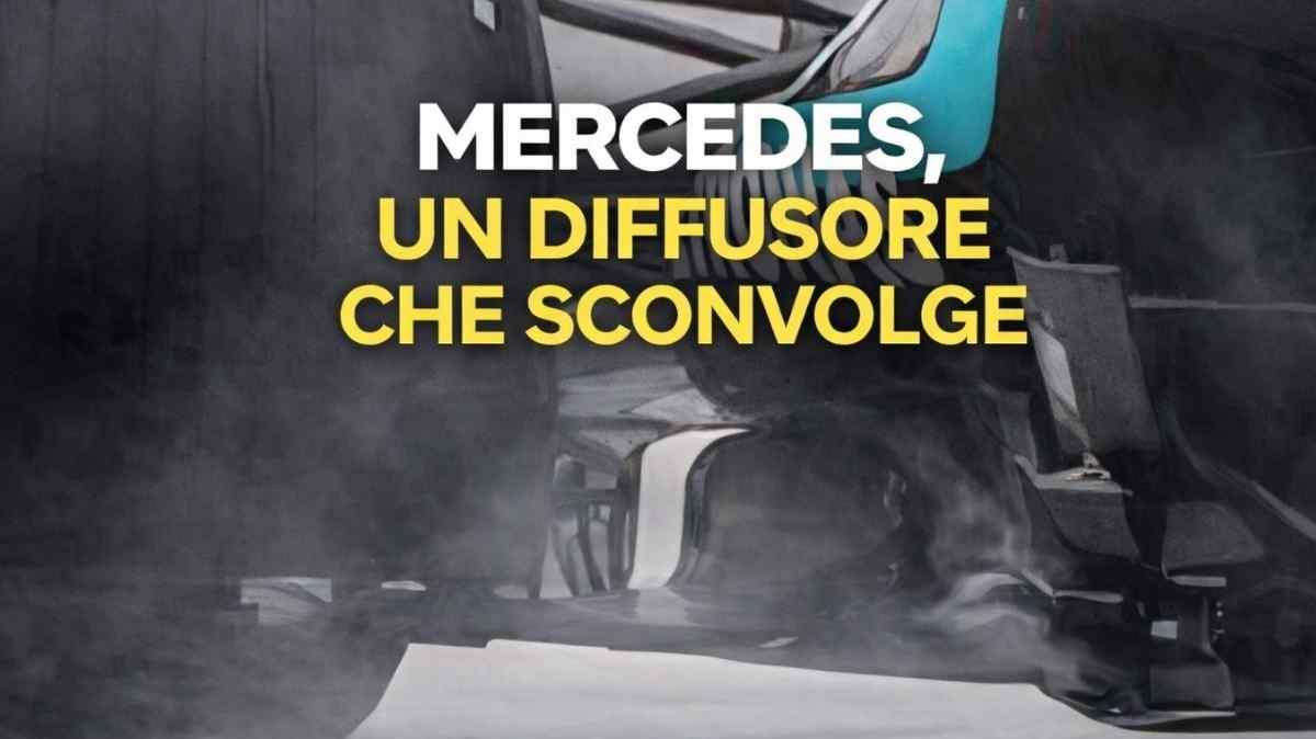 F1 Tecnica, Mercedes W17 shock: scoperta un'enorme apertura laterale sul diffusore. È l'arma segreta?