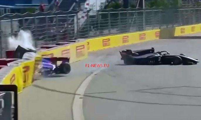 F2 / Russia, incidente Matsushita: le foto e la ricostruzione dell'incidente