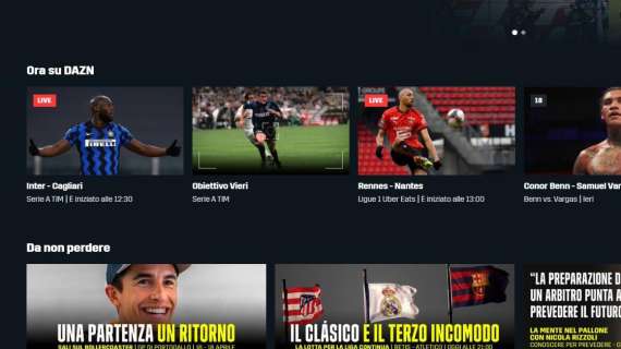Caos DAZN | Inter-Cagliari down: non si vede. Bufera social