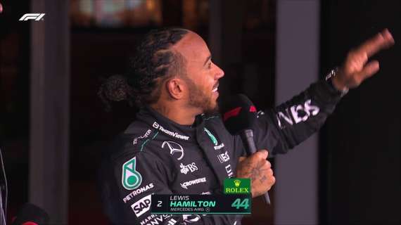 F1 | Mercedes, Hamilton 2°: "Grande Verstappen. Oggi era una passeggiata se ieri..."