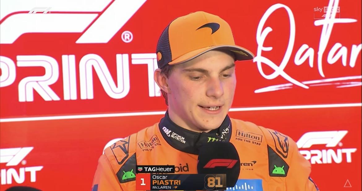 F1 News | Sprint Race Qatar, Piastri 1°: "Tutto liscio. Dobbiamo ripeterci"