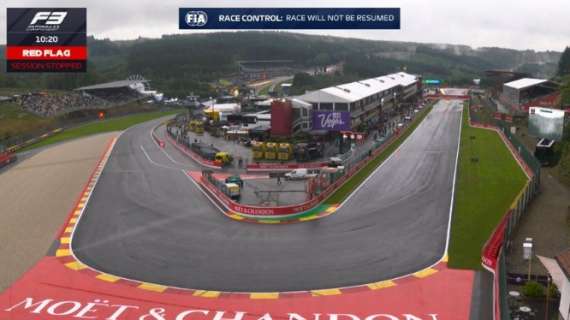 F1 | Gara F3 a Spa sospesa per pioggia: partenza rimandata e poi annullata