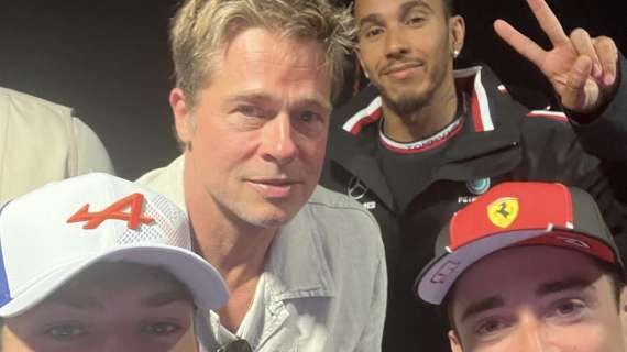 F1 | Gasly e Brad Pitt: un selfie speciale tra i piloti di F1 e la star di Hollywood