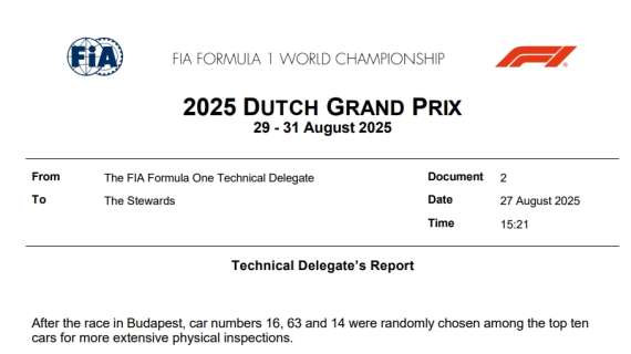 UFFICIALE | FIA, ispezionate le vetture di Leclerc, Russell e Alonso