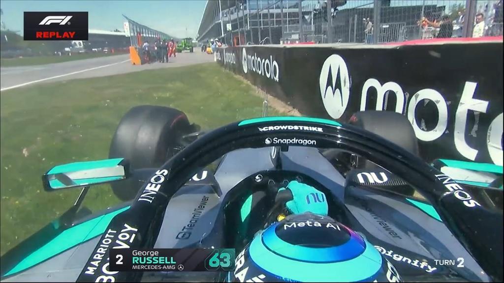F1 | Russell rischia il muro nelle FP1 in Canada: brivido a Montreal