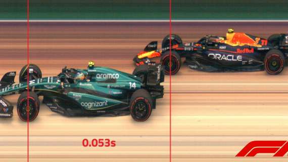 F1 | La Formula 1 immortala il photo finish Alonso vs Perez a Interlagos