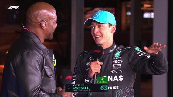 F1 | Mercedes, Russell 1° a Las Vegas: "Velocissimo e non so come. Rimango qui a far festa e..."