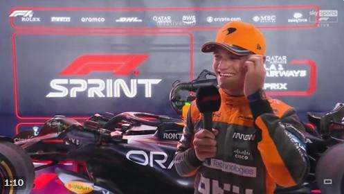 F1 | McLaren, Norris 3° un po' invidioso di Piastri: "Rimonta ok, ma spero..."