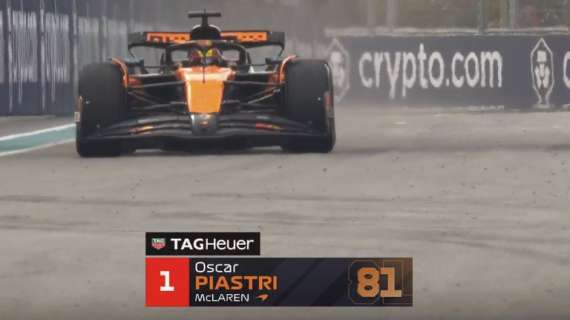 F1 Gara Miami | McLaren, è doppietta! Vince Piastri. Russell 3°. Alta tensione Leclerc-Hamilton
