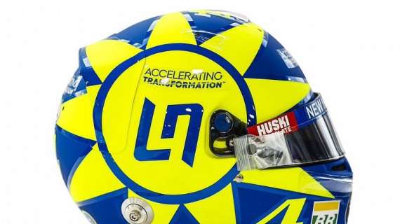 F1 / Norris omaggia Valentino Rossi: casco e stivali del campione MotoGP