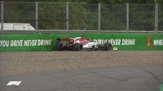 F1 / Gp Monza, FP1: boato per Leclerc 1°, Raikkonen e Perez pagano la pioggia