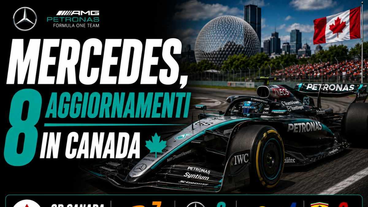 F1 | Canada, Mercedes e 8 aggiornamenti sulla W17: rivoluzionato il fondo