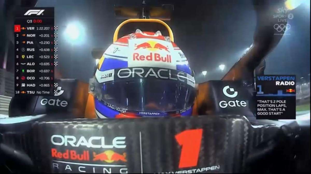 Verstappen spegne le luci di Abu Dhabi: pole da padrone assoluto