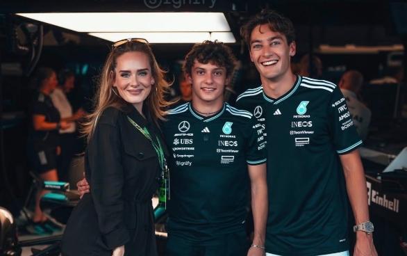 F1 News - Austin, ospite speciale per Antonelli e Russell nel box Mercedes