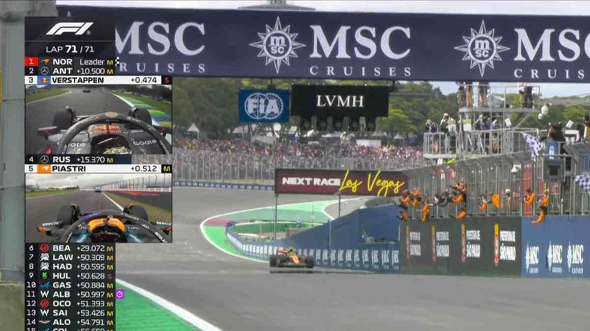 F1 Formula 1 | Brasile, vince Norris! Antonelli 2°, Verstappen 3° dalla pit-lane