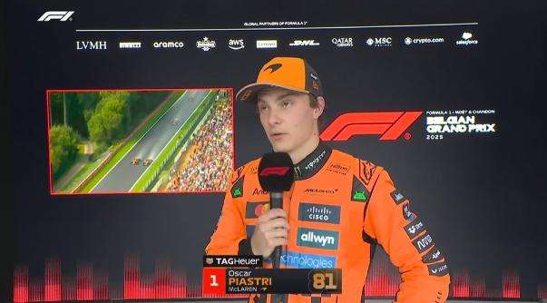 F1 | McLaren, Piastri 1° a Spa: "Primo giro la chiave. Incollato a Norris..."