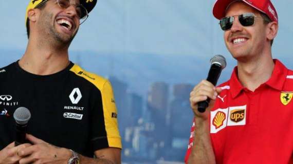 F1/ Ferrari News, Ricciardo difende l'ex compagno Vettel