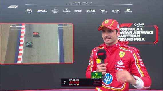 F1 | Ferrari, Sainz 3°: "Orgoglioso del risultato! Ora a Silverstone..."