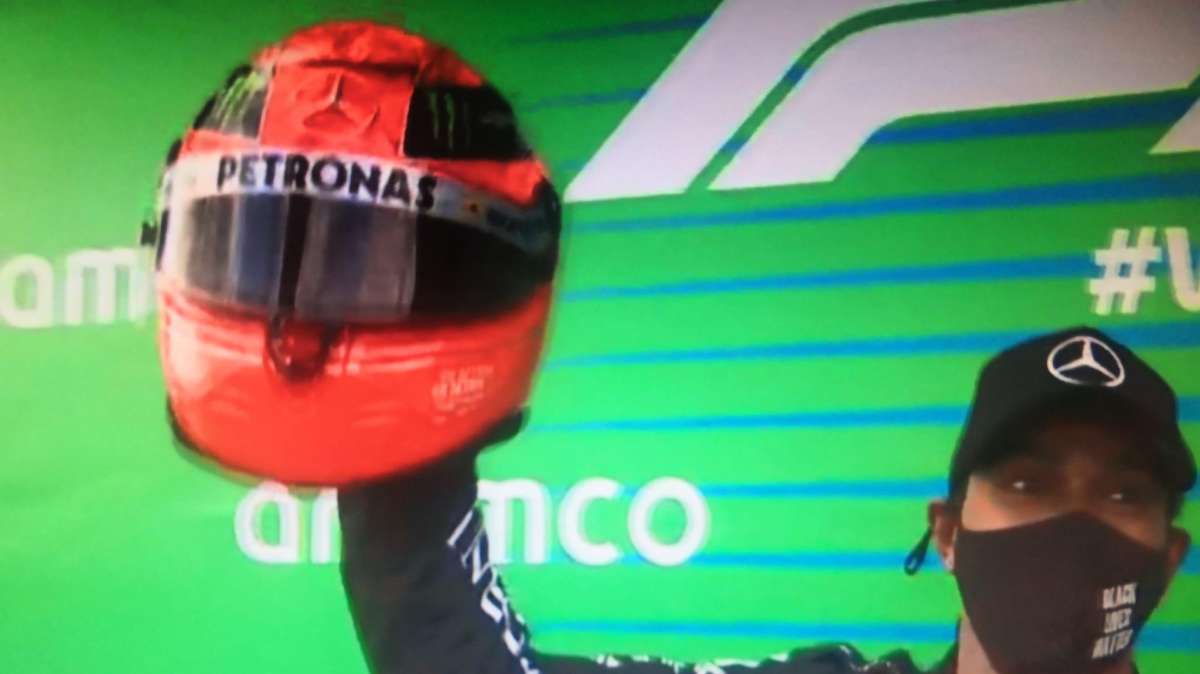 F1/ Gp Nurburgring, Hamilton eguaglia Schumi: "Era impossibile solo avvicinarsi a questo record" 